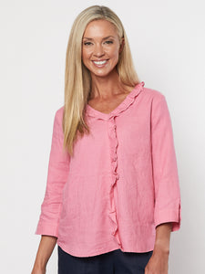 Tiffany Shell Top - Coral