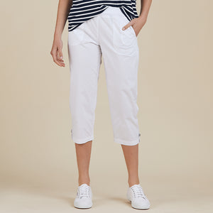 Threadz Cotton Short Pant - White