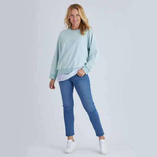 Slim Leg Miracle Denim Jean | Washed Denim