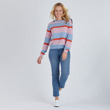 Load image into Gallery viewer, Colour Block Stripe Knit