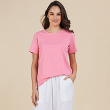 Load image into Gallery viewer, Threadz Rib Tee  | Raspberry