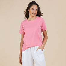 Load image into Gallery viewer, Threadz Rib Tee  | Raspberry