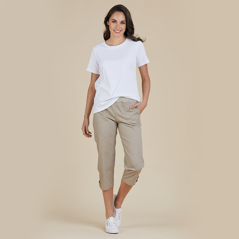 Threadz Cotton Short Pant | Natural