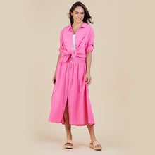 Load image into Gallery viewer, THREADZ TEXTURED SHIRT | HOT PINK