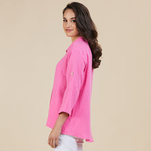 Load image into Gallery viewer, THREADZ TEXTURED SHIRT | HOT PINK