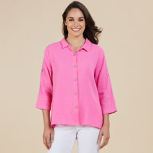 Load image into Gallery viewer, THREADZ TEXTURED SHIRT | HOT PINK