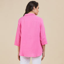 Load image into Gallery viewer, THREADZ TEXTURED SHIRT | HOT PINK