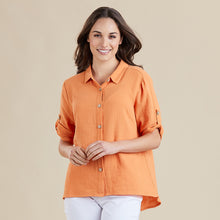 Load image into Gallery viewer, THREADZ TEXTURED SHIRT | ORANGE