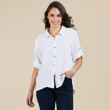 Load image into Gallery viewer, THREADZ TEXTURED SHIRT | WHITE