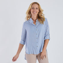 Load image into Gallery viewer, Striped Shirt | Blue White