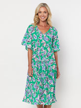 Load image into Gallery viewer, Clarity V Neck Print Dress