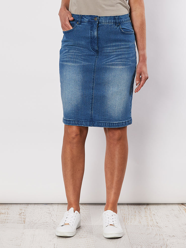 Miracle Denim Jean Skirt