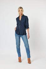 Load image into Gallery viewer, Emma Rib Detail Shirt Midnight