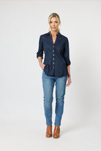 Load image into Gallery viewer, Emma Rib Detail Shirt Midnight