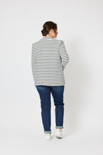 Load image into Gallery viewer, Stripe Blazer Navy