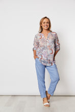 Load image into Gallery viewer, Cotton Voile Paisley Print Top