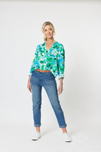 Load image into Gallery viewer, Monet Print Shirt Cornflower