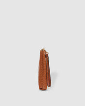 Load image into Gallery viewer, Gracie Croc Cognac Clutch