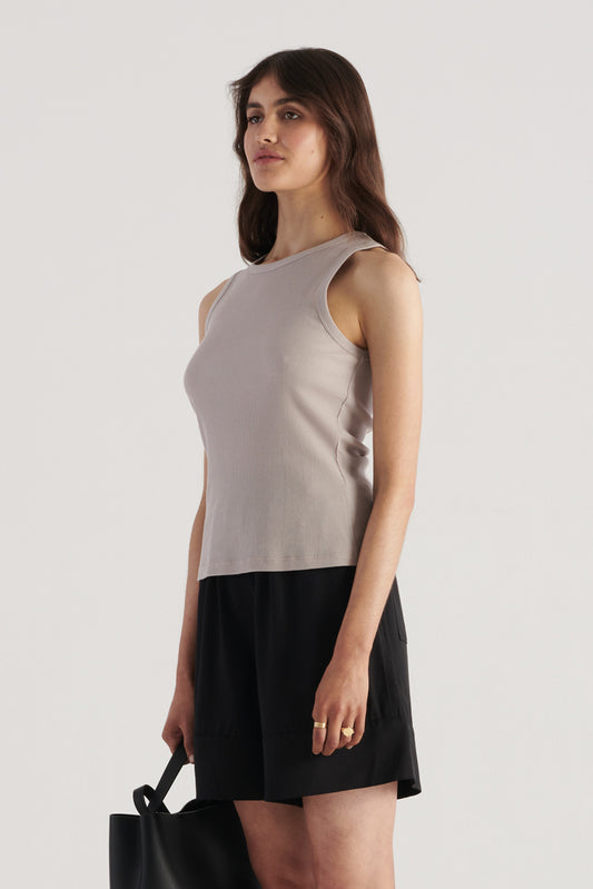 Nola Tank - Taupe