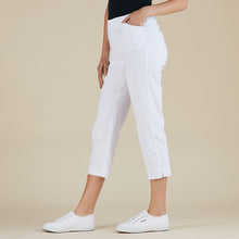 Load image into Gallery viewer, Threadz Flat Waist Bengaline Pant - White