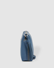 Load image into Gallery viewer, Daisy Steel Blue Crossbody Bag