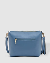 Load image into Gallery viewer, Daisy Steel Blue Crossbody Bag