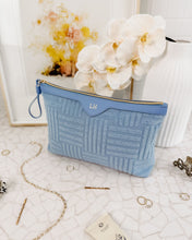 Load image into Gallery viewer, Sunday Chambray Cosmetic Case