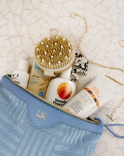 Load image into Gallery viewer, Sunday Chambray Cosmetic Case