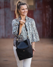 Load image into Gallery viewer, Margie Black Shoulder Bag
