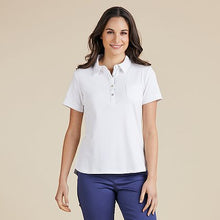 Load image into Gallery viewer, Polo Top | White