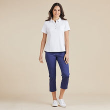 Load image into Gallery viewer, Polo Top | White