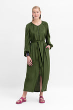 Load image into Gallery viewer, Osten Shirt Dress - Olive