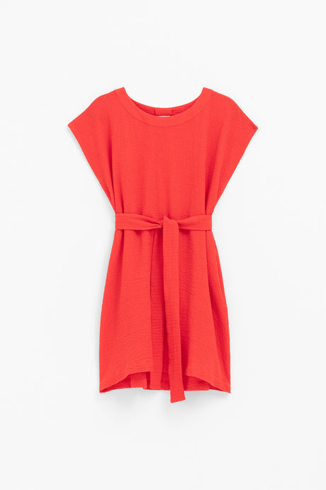 Otilde Dress - Bright Red