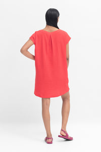 Otilde Dress - Bright Red