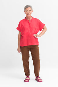 Mies Shirt - Coral Pink