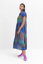 Load image into Gallery viewer, Limma Shirt Dress - Blue Vissen