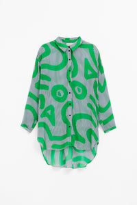 Deili Sheer Shirt - Vari Print