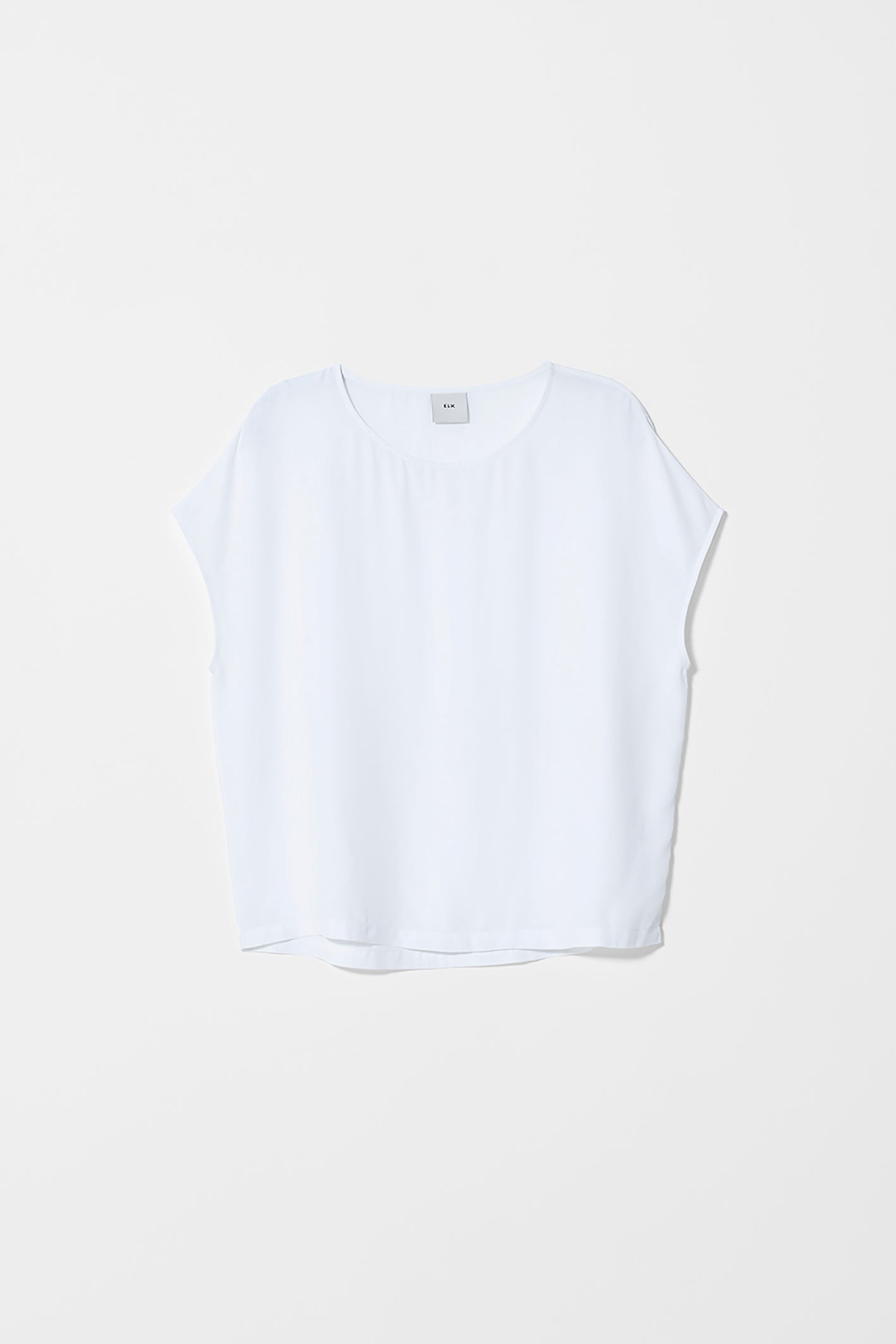 ELK THE LABEL Dapple Box Top | WHITE