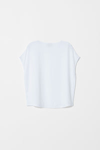 ELK THE LABEL Dapple Box Top | WHITE