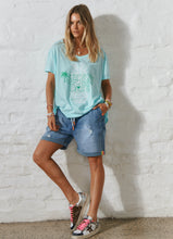 Load image into Gallery viewer, V Neck Tee - Aqua