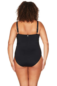 Hues | Hayes Underwire One Piece | Black