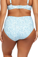 Load image into Gallery viewer, REVERSIBLE HIGH WAIST SWIM PANT | BLUE