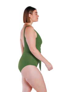 Waist Tie One Piece - Acapulco Fresh