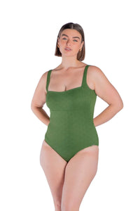 Square Neck One Piece - Acapulco Fresh