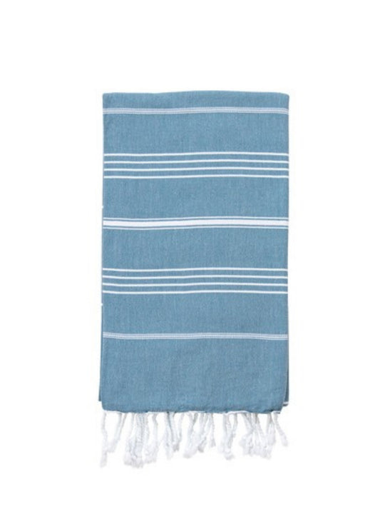 Knotty Original Turkish Towel  - Agean Blue