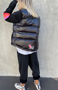 Black Sport 8 Puffer Vest