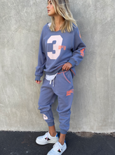 Load image into Gallery viewer, Sporty Track Pant - Blue