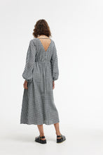 Load image into Gallery viewer, Bowie Dress Black And Ivory Gingham