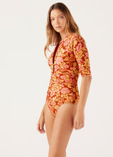 Load image into Gallery viewer, Bree Half Sleeve One Piece Peonia