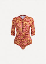 Load image into Gallery viewer, Bree Half Sleeve One Piece Peonia